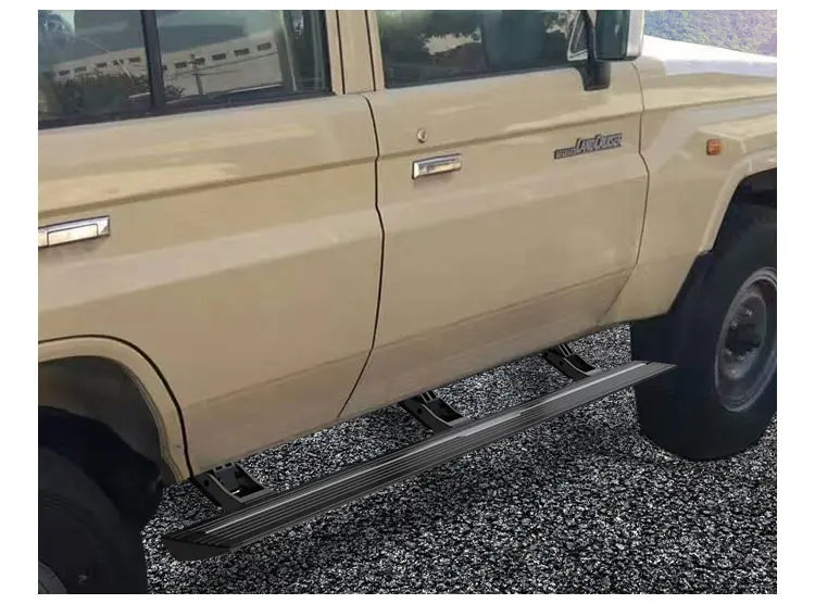 Power Step Automatic Aluminium Alloy Electric Side Steps Auto Parts Power Running Boards for TOYOTA  LC76 Land Cruiser 76 manufacture
