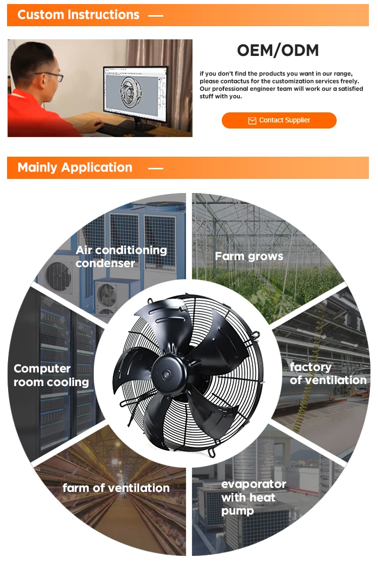 Axial Flow Fan, 220v, 230v - detail 8