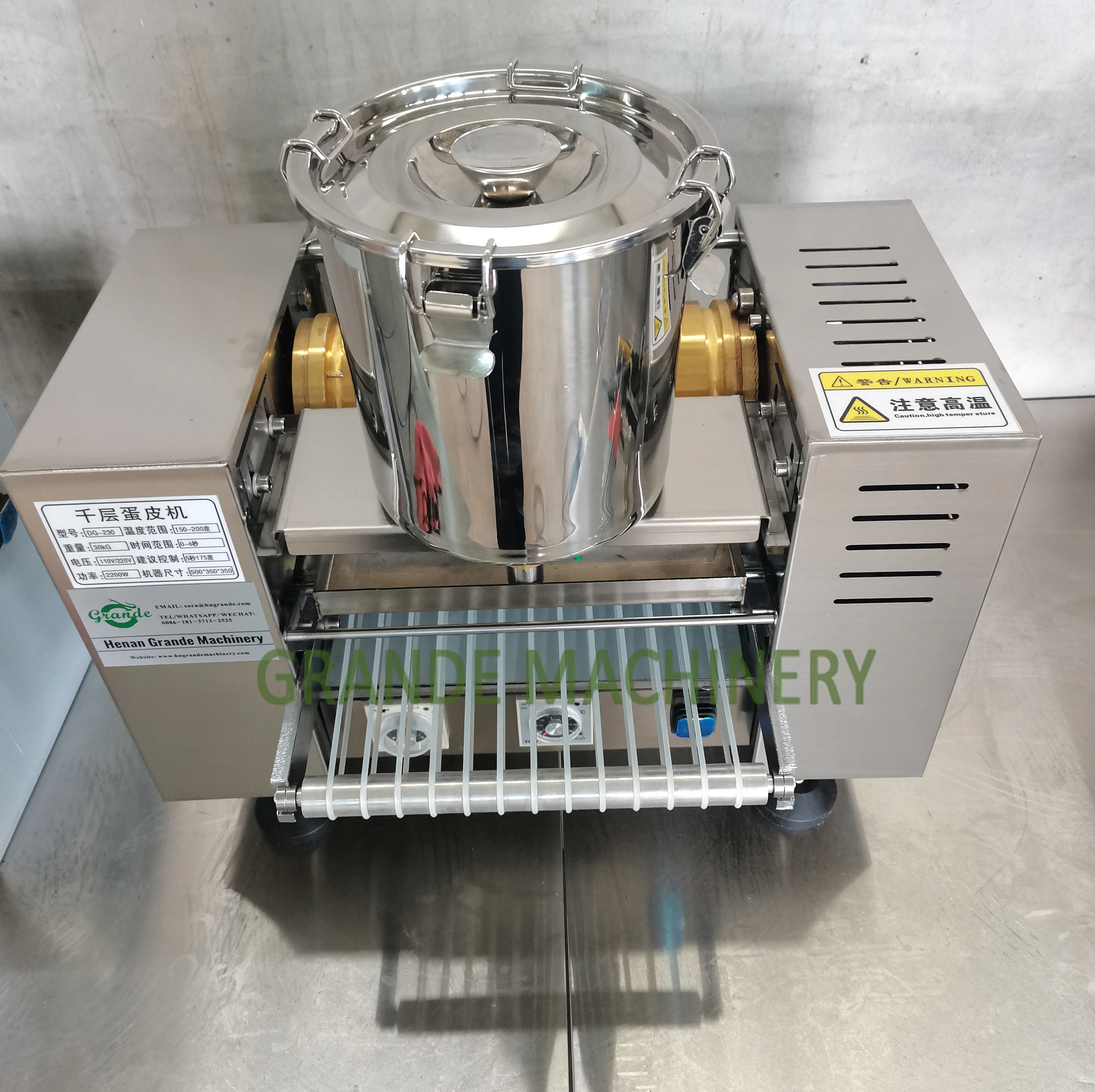 USA/Canada Stainless Steel Best Selling Crepe Machine Full Automatic Industrial Crepe Machine for Sale - Image 4