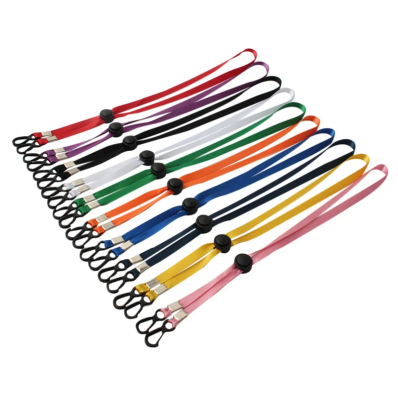
Wholesale Various Colors Strings Adjustable Lanyard Kids Face Covering Masking Holder Neck Strap 