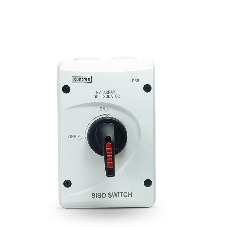 1000VDC Disconnect Switch for Pv System Suntree IP66 Dc Disconnect Switch Waterproof Disconnect Switch