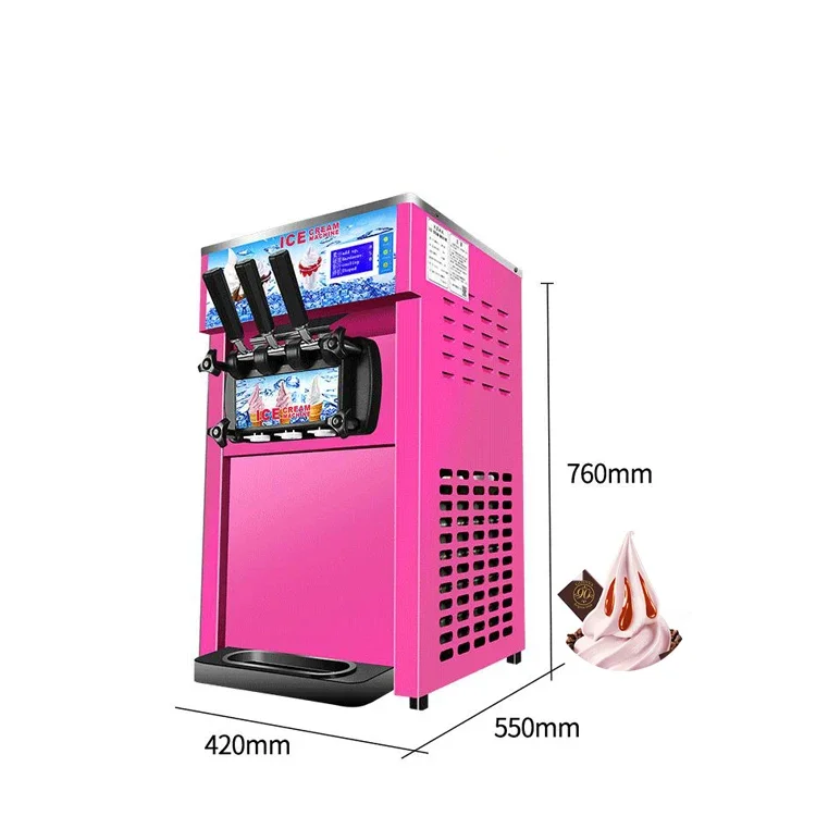 Ice Cream Machine Discharge Body with Handle Soft Ice Cream Machine Spare Parts Accessories