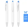 White penholder blue buckle