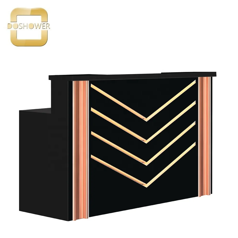 Reception Desk Beauty Salon Black With Luxury Front Desk Reception