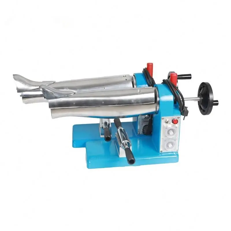 TEBAK High Boots Shoe Tube Wrinkle Setting Machine Knee High Boot Stretcher Leather Production Machinery Shoe Expander for Boots
