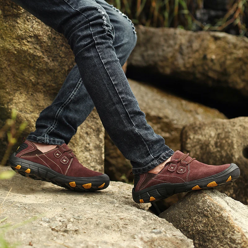 New Arrival Large Size Comfortable Leather Light Weight Walking Driving Shoes Men Handmade Leather Shoe
