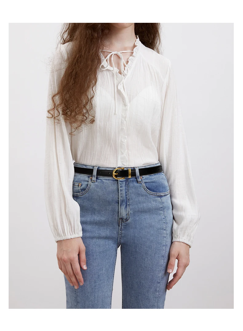 Leather belt women retro ladies belt simple Joker fashion jeans trousers ladies cowhide factory wholesale.