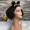 1b# Kinky Curly Lace Wig