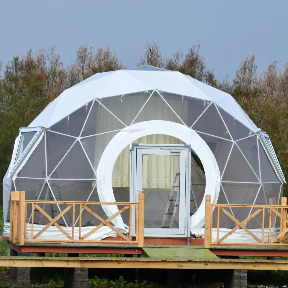 Luxury Small Geodesic Dome Ball Tent Latest Design 6m and 8m for House & Hotel Use