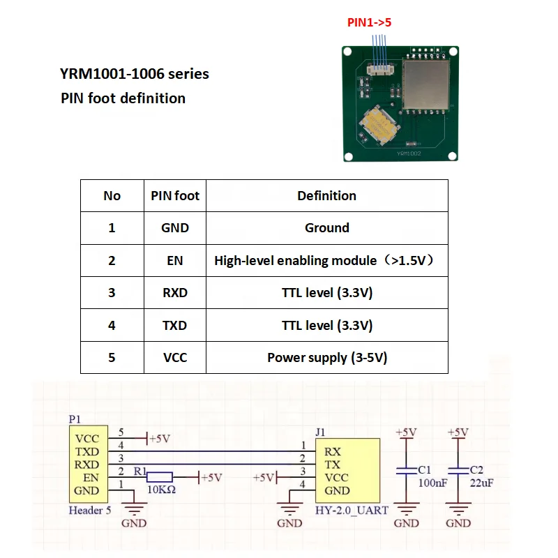 Invelion Yrm 1001 The Antenna Is Integrated With The Pcb Uhf Rfid ...