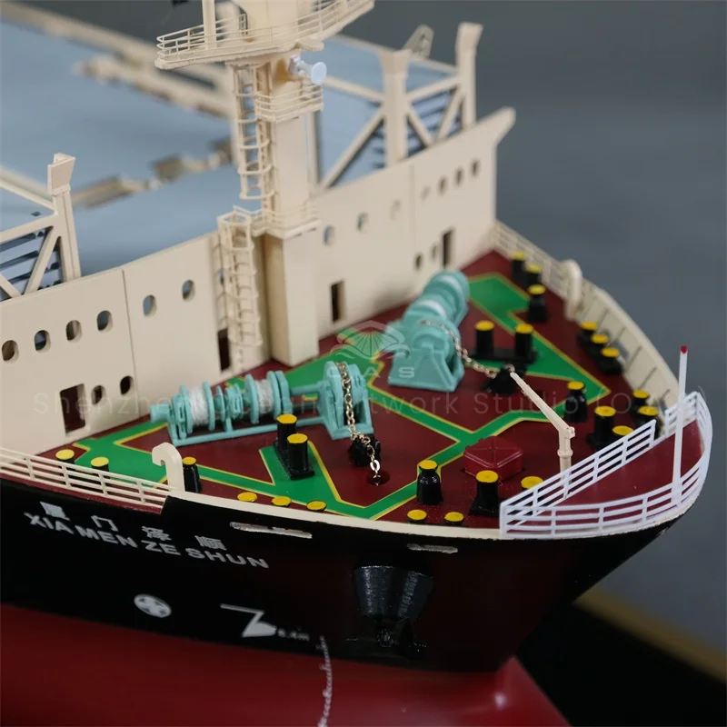 Bulk carrier models, marine department models, museum‑grade ship models—crafted with precision and passion. Our factory specializes in custom‑made simulation models, bringing real‑world vessels to life in exquisite detail. From structural accuracy to realistic painting, every piece is hand‑finished to meet the highest standards. Ideal for education, exhibitions, museums, and corporate gifts. Whether you need a 120cm bulk carrier or a fully customized marine model, we deliver museum‑quality craftsmanship that captures the power and beauty of maritime engineering. Trust our expertise to create a stunning, true‑to‑life ship model that inspires and impresses. Made with pride for ship enthusiasts, institutions, and collectors worldwide.Amber@vesselmodel.com Tel: +86 18038048785