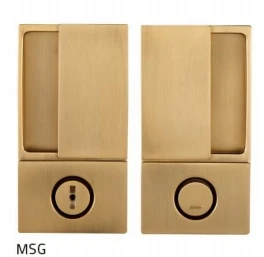 Magnetic Invisible Mortise Lock Set Withr Concealed Invisible Door Locks Ghost Handle Lock for Interior Door Handle  Lever
