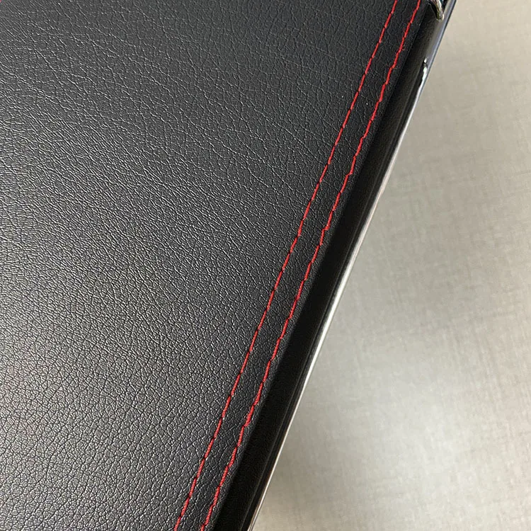 product universal leather car armrest central store content storage box with usb charger center console armrests box-9