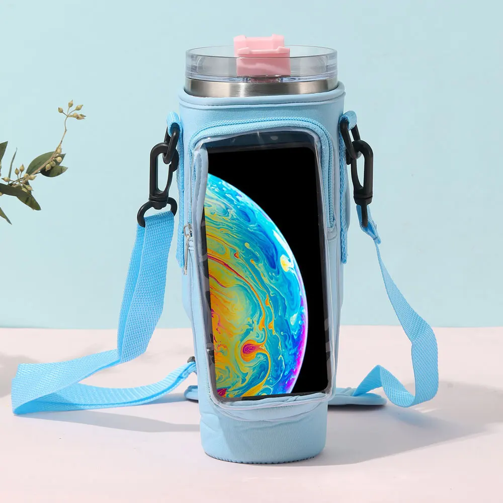 New Design Phone Case Travel Sleeve Pouch Bag For Stanley Cup 40Oz With Handle Tumbler Water Bottle Thermal Bt18 Laudtec manufacture