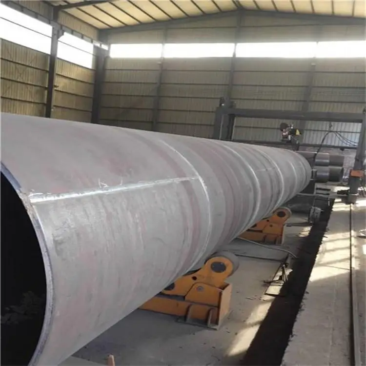 Api 5L Spiral Steel Tube Astm A252 Ssaw Carbon Welded Alloy Pipe Large Diameter Structure Steel Pipeline