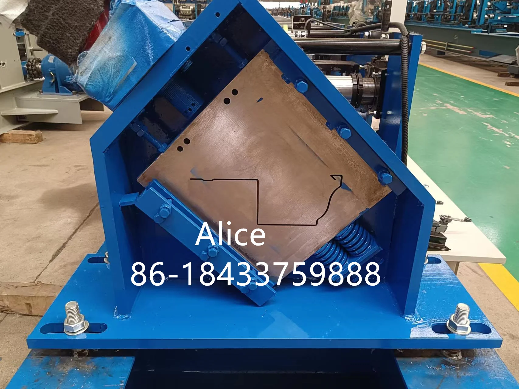 Gutter Machine Portable Roll Form Mobile Gutter Channel Roll Forming Machine Rain Gutter Sink Roll Forming Machine