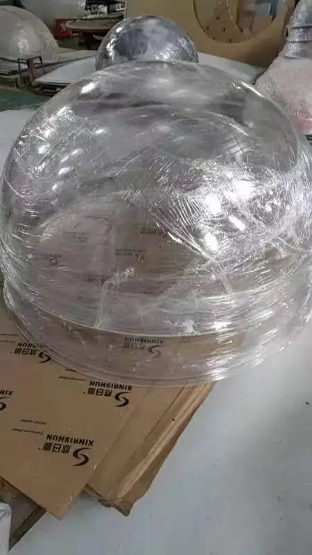 Large Plastic Sphere Globes Display Dome Plexiglass Style Plastic Crafts