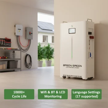 Basengreen DIY LiFePO4 battery kit 16kWh