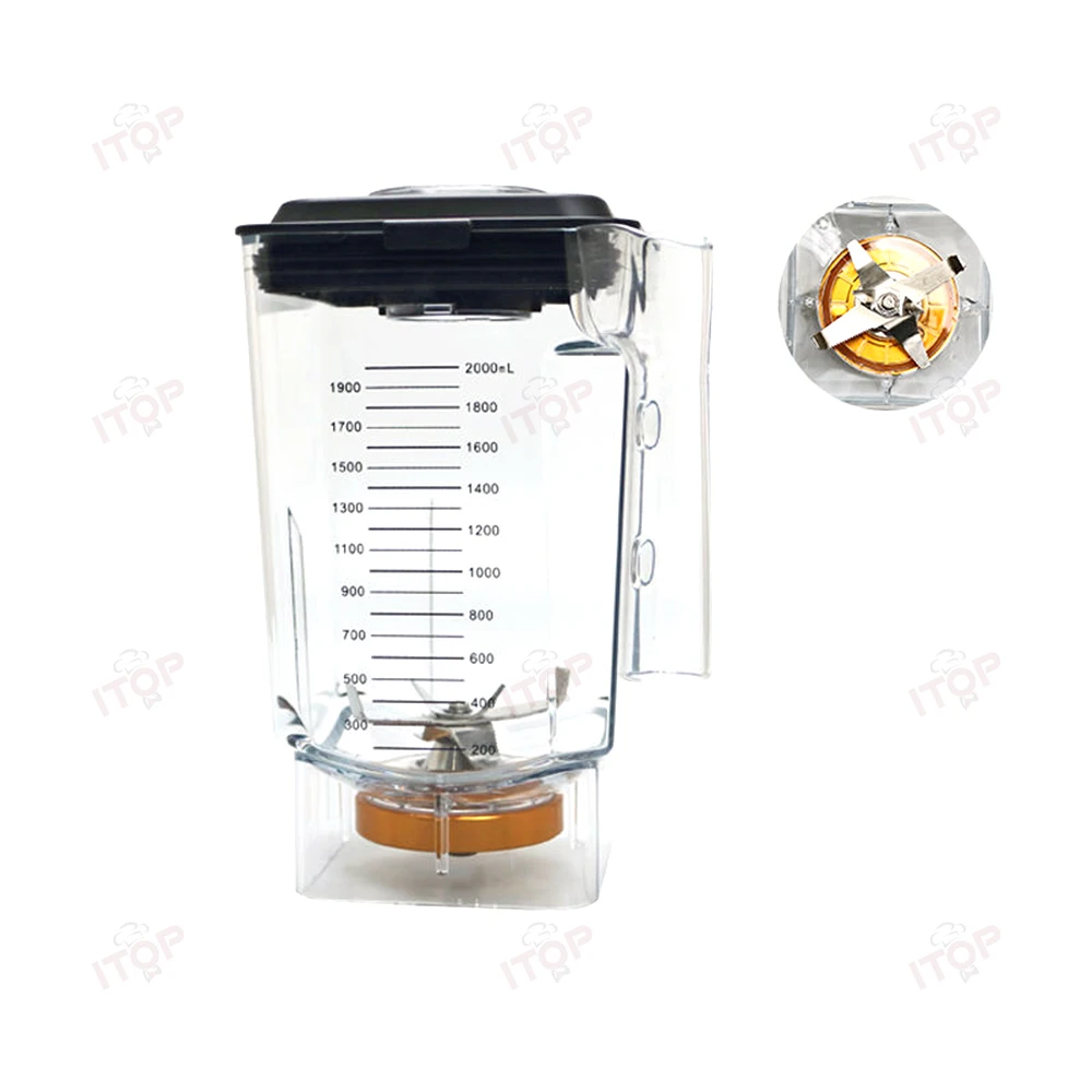 Multifunctional High Power Large Quiet Commercial Frozen Juice Blender With Sound Enclosure