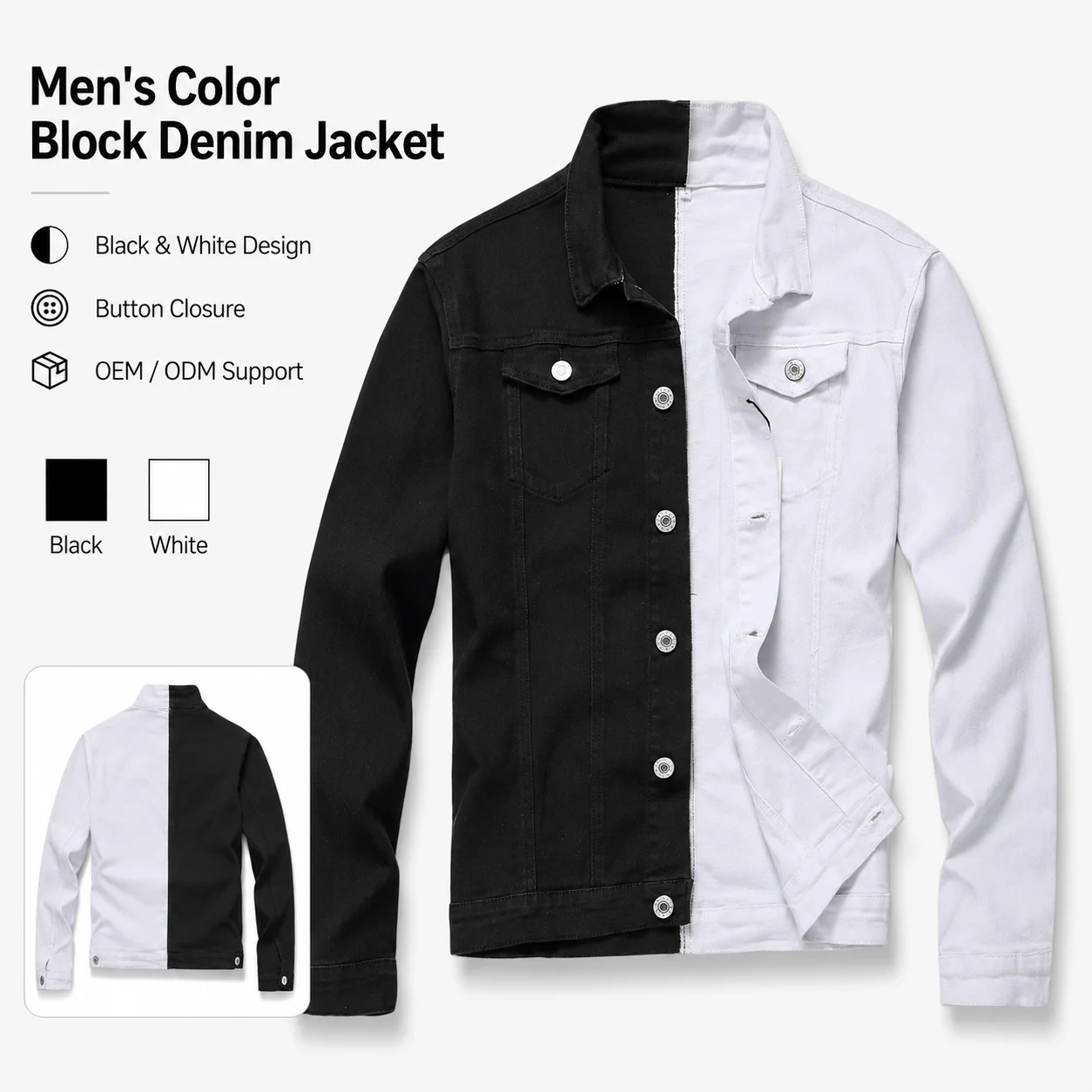 Men's Thin Jacket for Autumn and Winter Denim Jacket Men High Quality Denim Jacket for Men