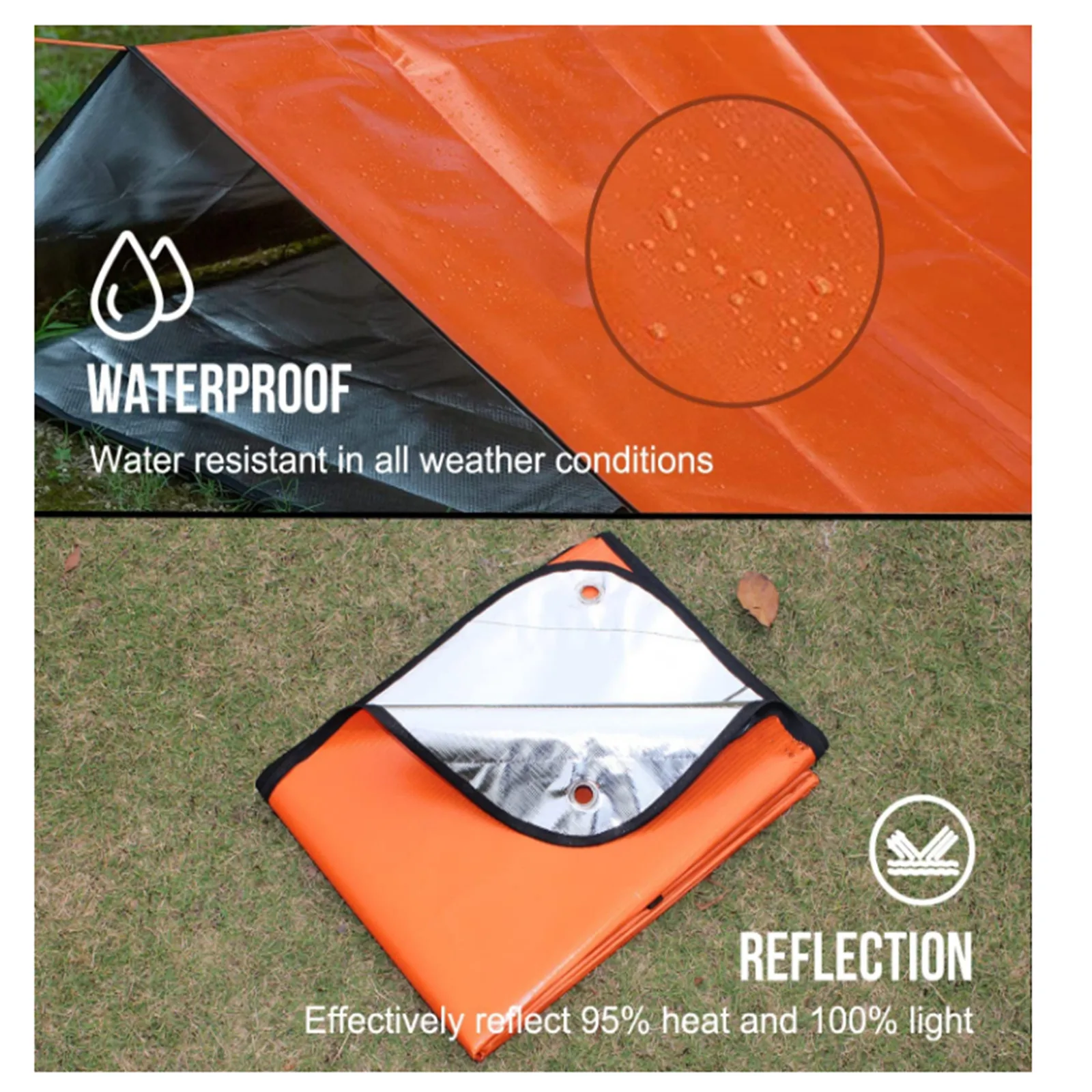 Emergency Bag Survival Kit Camping Hiking Accessories Outdoor First Aid ...