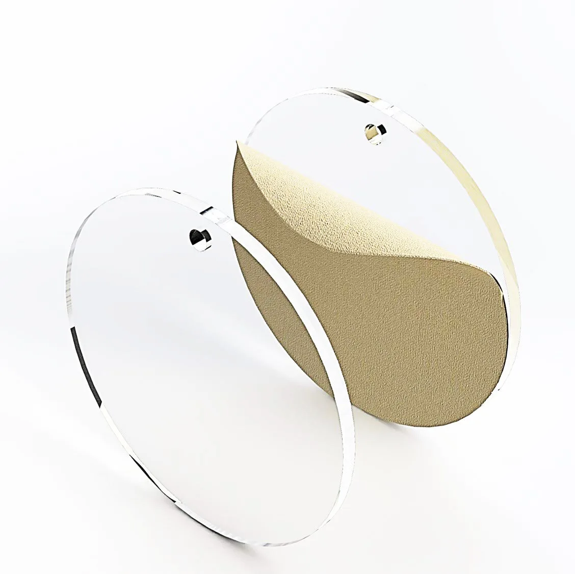 10 упаковок прозрачных акриловых пустых брелоков с Микки Маусом для творчества