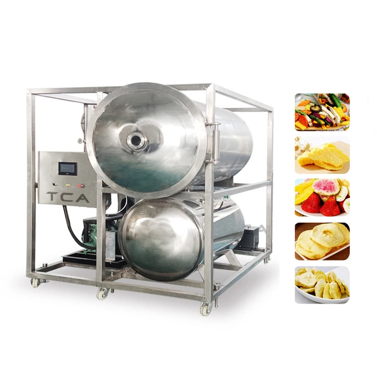 TCA Small Type Freeze Drying Lyophilizer Machine Industrial Fruit and Vegetables Vacuum Freeze Dryer