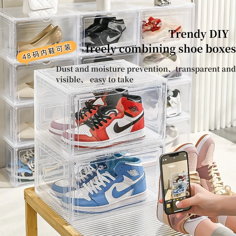Sneaker Box Shoe Box Storage Jordan Premium Clear Transparent
