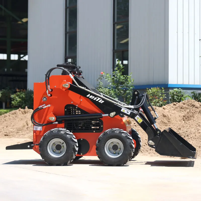 2025 LEITE New Style Price Front End Loader with Excavator Mini Skid Steer Loader Retroexcavator Back Hoe 4x4 Customized