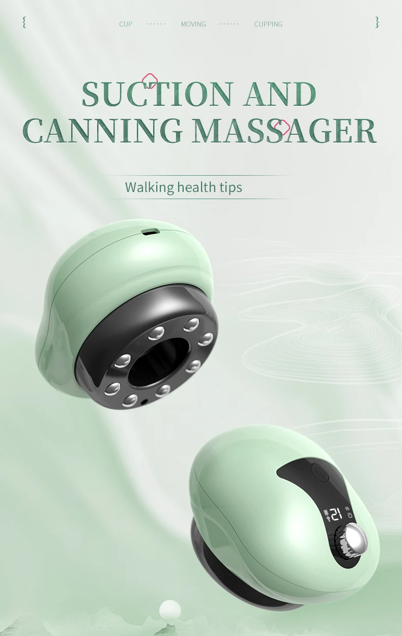 Smart Electric Cupping Therapy Machine Vacuum Massager And Scraping ...