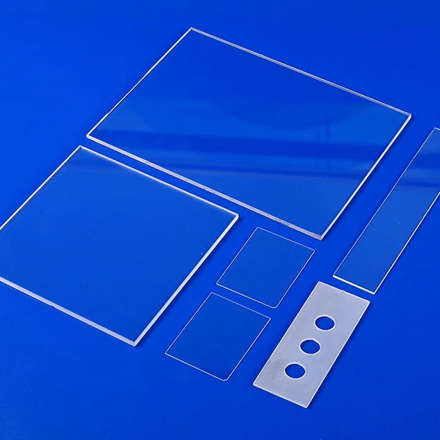 High Transmittance Fused Silica Transparent UV Quartz Glass Plate for Lamp