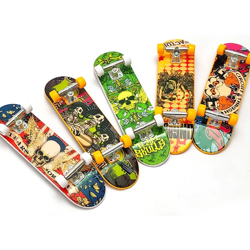 Mini Alloy Finger Board para crianças, Fingerboard, Skate Boarding