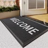 Elastic King Doormat - Welcome Gray