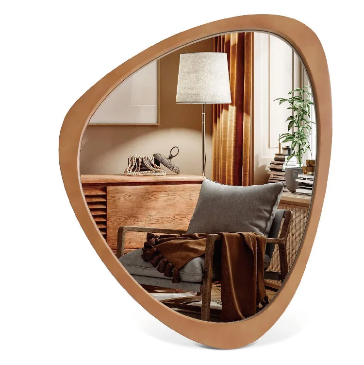 Asymmetrical Decor Irregular Wall Mirror for Entryway, Hallway, Living Room