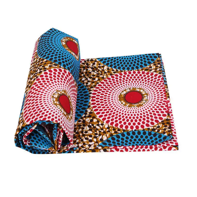 High Quality Veritable African Ankara Wax Fabric 100% Polyester Print ...