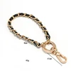 Cuir noir + or clair-36 cm