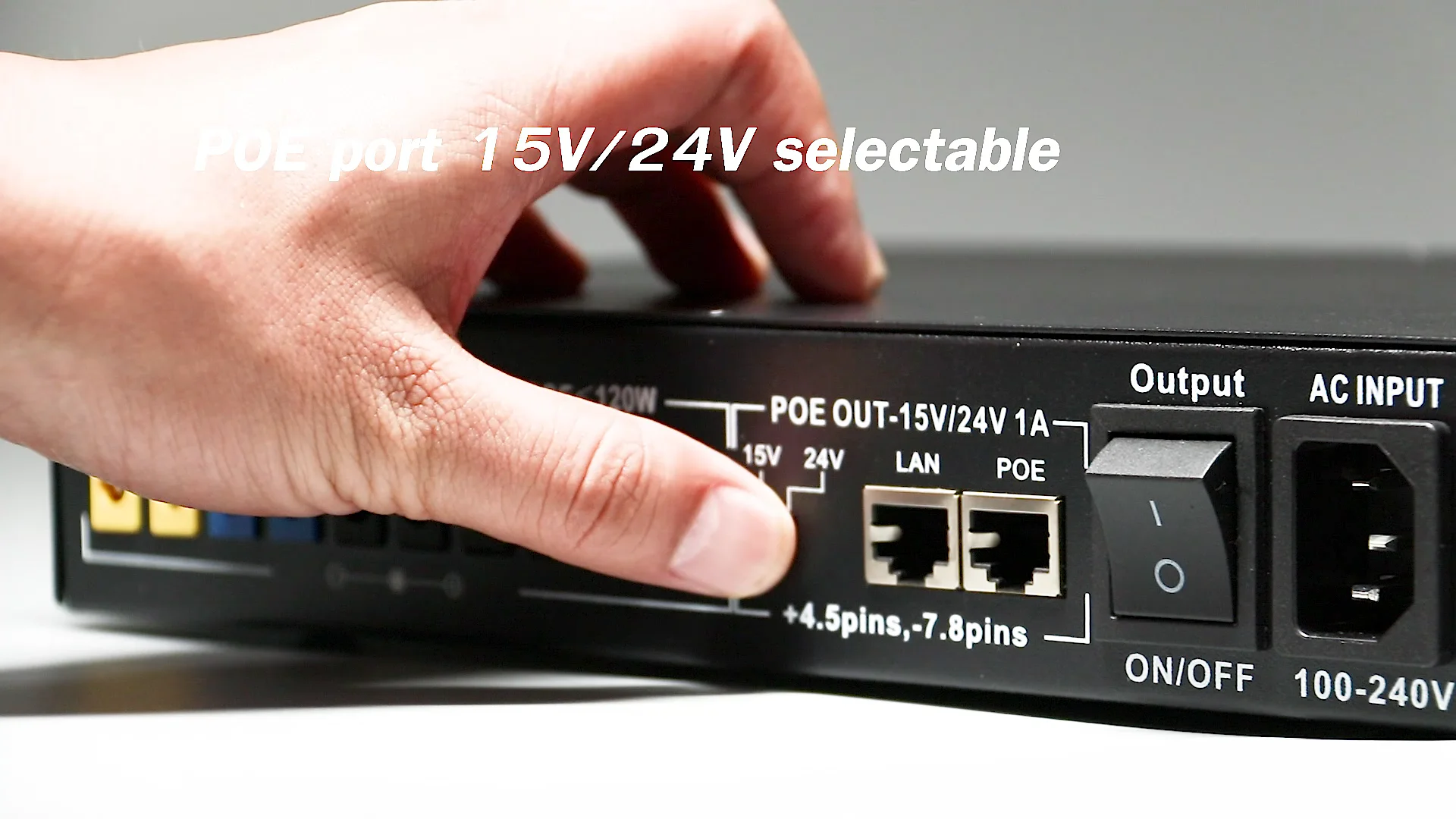 Ske Ups New Model Poe120w-48v 52v 2.3a 48v 2.5a 12v 3a Mini Dc Ups For ...