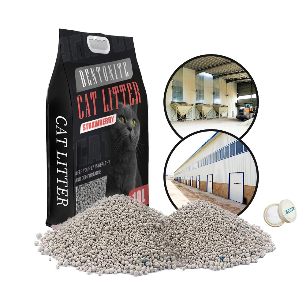 Best Selling Products 2024 Bentonite Cat Litter With Scent High Quality