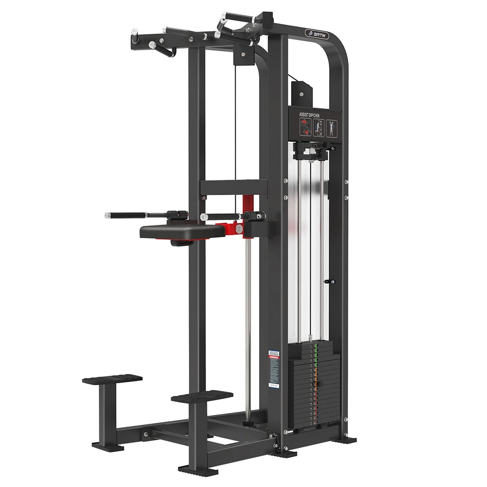 Best Gym Machine in China Commercial Pin Loaded Selection Dip/Chin Assisted  Chin Pull up Machine