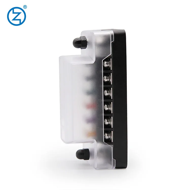 Universal 6 12 Way Fuse Box Holder Fuse Block with Standard Resettable Fuses