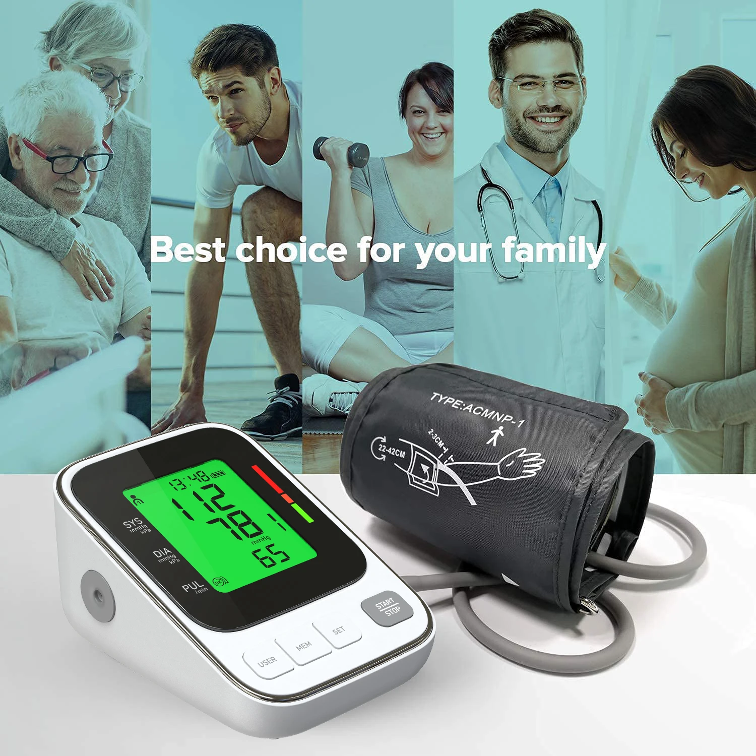 Finicare Blood Pressure Monitor with Bluetooth (FC-BP111)