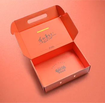 Custom Logo Pink Mix Color Cosmetic Skincare Corrugated Packaging Mailer Box Shipping Box Paper Box