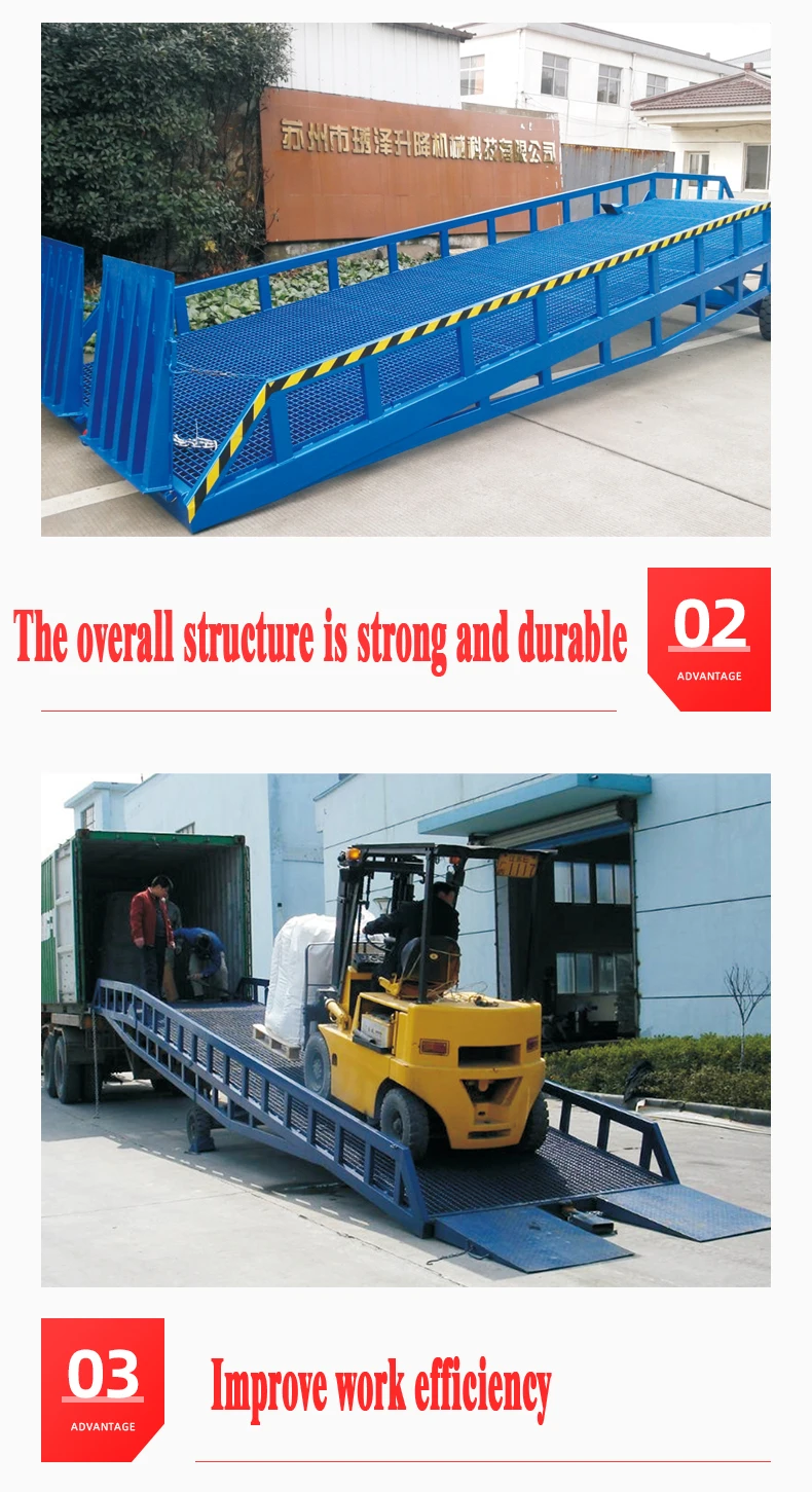 Lift Tables Hydraulic Container Loading Ramps For Trucks Dock Ramp ...