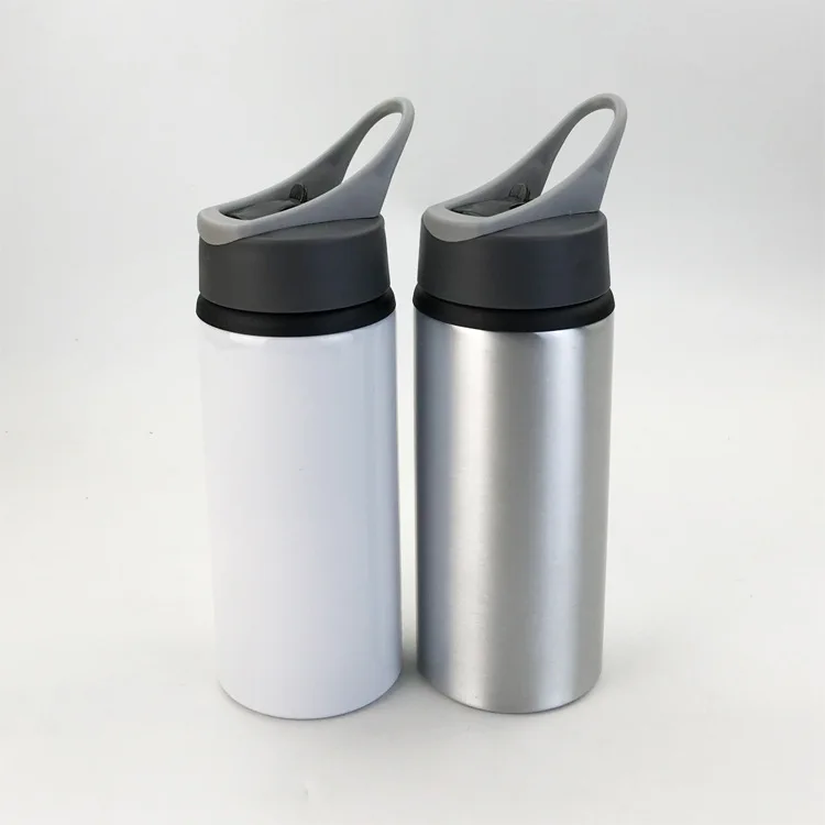 sublimation blanks water bottle Aluminum 600 ml Sport outdoor Water drink Bottle for diy photo print