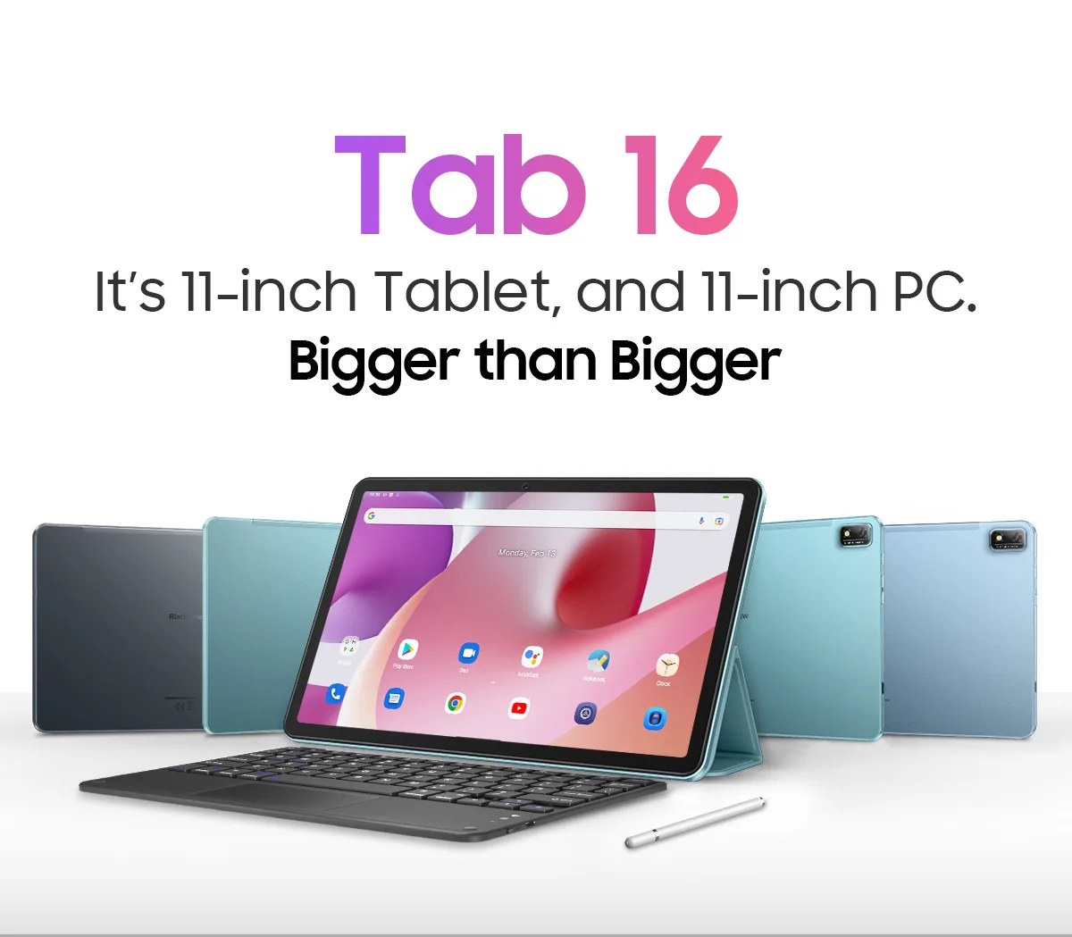 Tab 16 11 Inch 8GB 256GB Android 12 Unisoc T616 4G Tablet 3.5mm