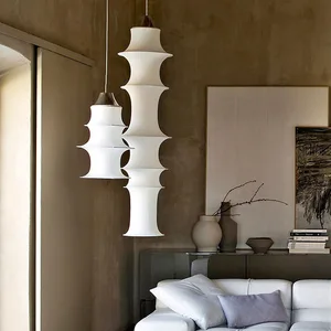 Creative Luxury Big Chandelier Designer Unique Silk Pendant Light for Living Room Home Decoration Pendant Lamp Hanging Lighting