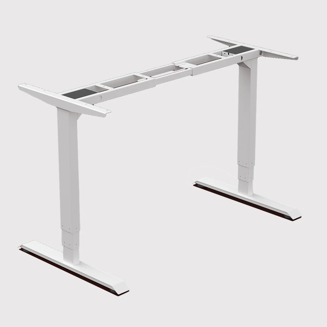 Dual Motor Standing Desk Frame,height Adjustable Desk with Pure White or Black Adjustable Office Desk