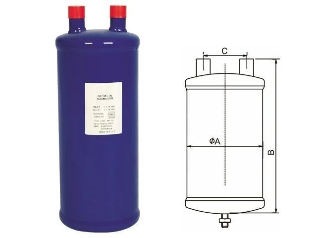 Air Oil Separator for Refrigeration System Air Conditioning Oil Separator Tank