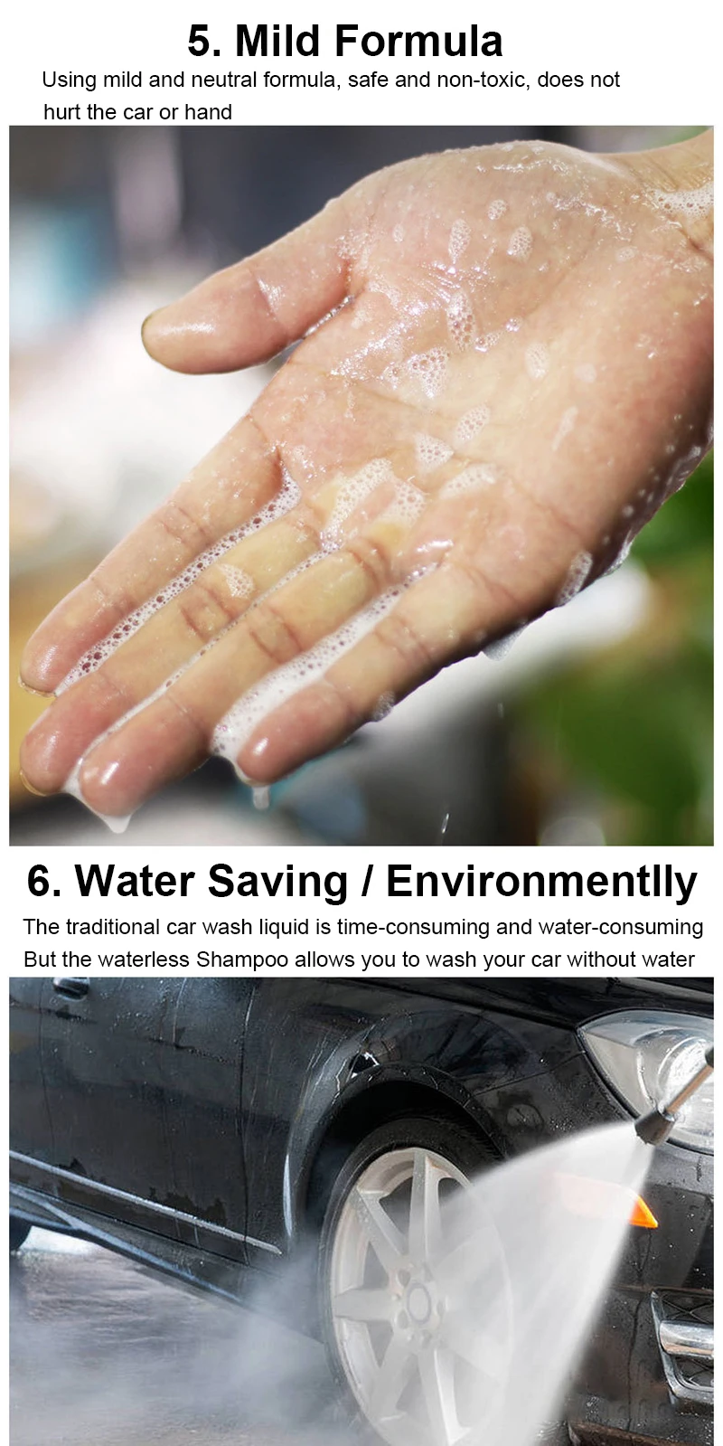 High Quality Waterless Hydro Car Wash Soap Shampoo Formualtion Buy