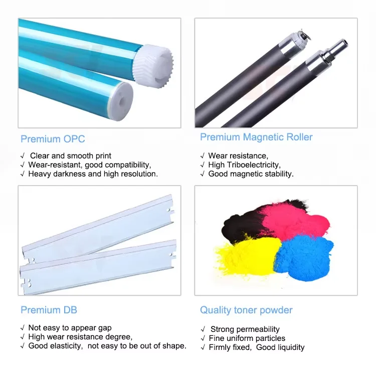 For Lexmark C950 X950 X952 X954 Laser Printer Compatible C950X71G C950X73G Drum Unit & OPC Toner Cartridge